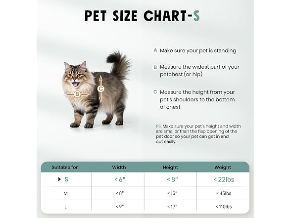 Aluminum 3-Flap Insulated Cat Door