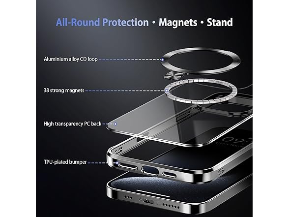 CD Ring MagSafe for iPhone 16 Pro Case