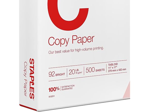Staples Copy Paper