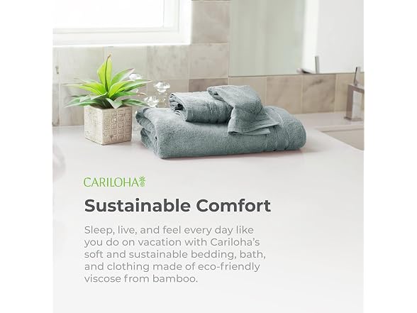Cariloha 600 GSM Bamboo-Viscose & Turkish