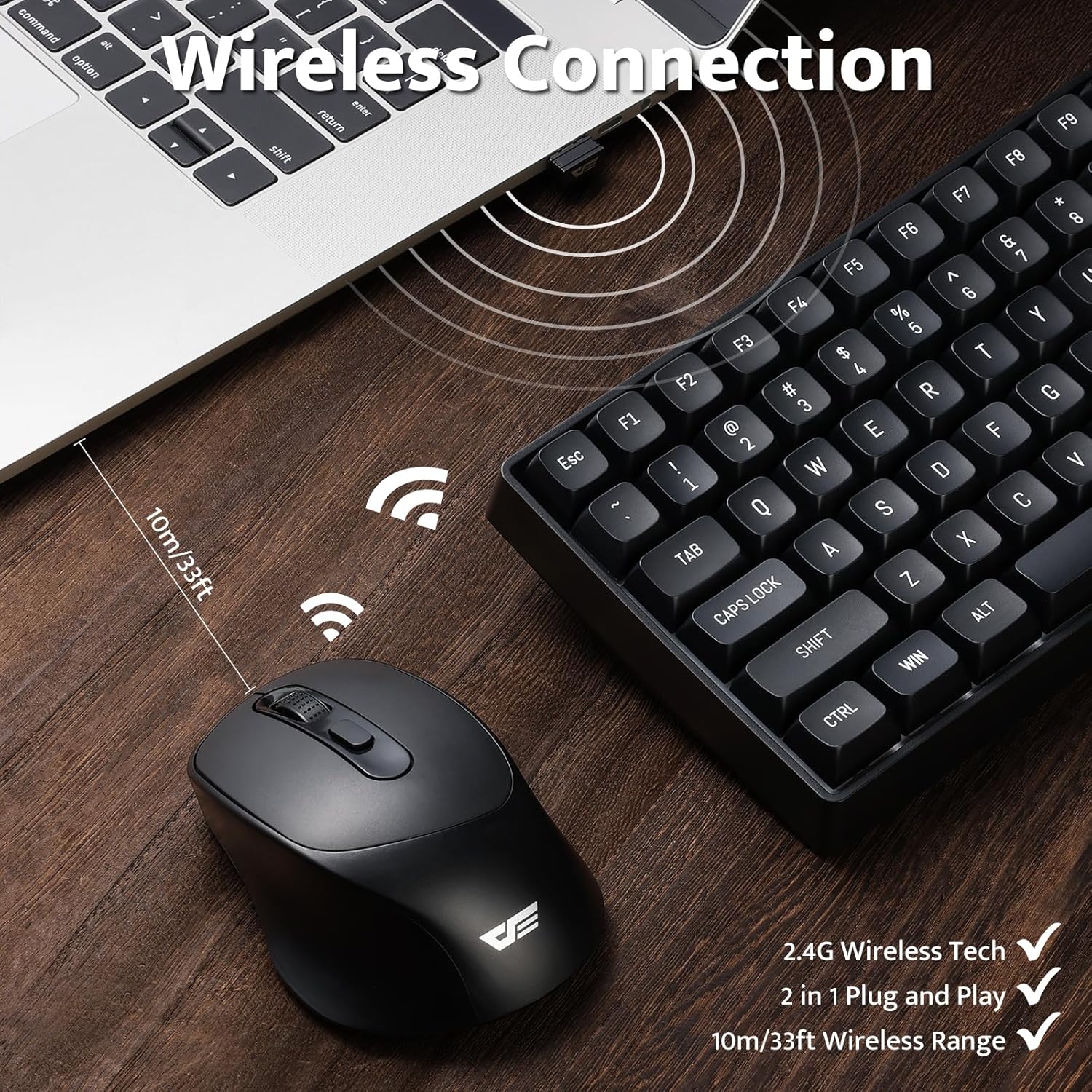 darkFlash Wireless Mechanical Keyboard & Mouse - Gallery 13