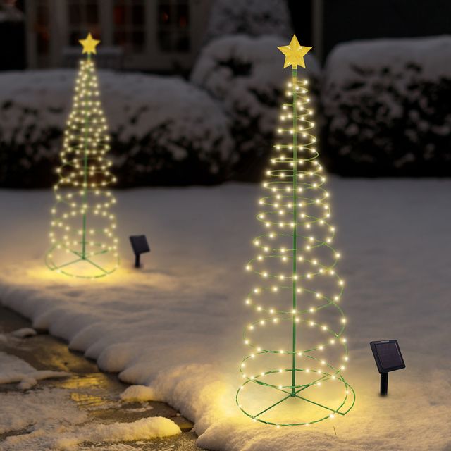 MERRYLITE Solar LED 4ft Christmas Tree - Gallery 6