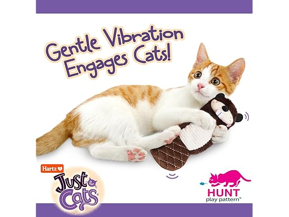 Hartz NEW Just for Cats The Chucklin' Beaver Kicker