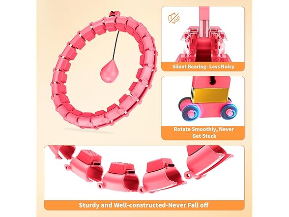 RJOP Weighted Hoop Fitness Circle