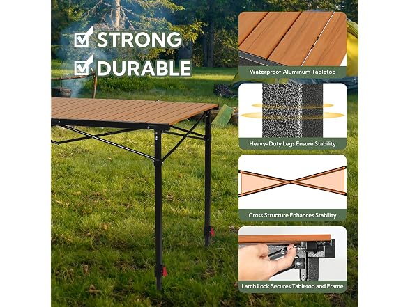 Join Nature Adjustable Camping Table