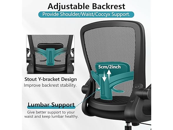 FelixKing W0893 Office Chair with Lumbar Support Black