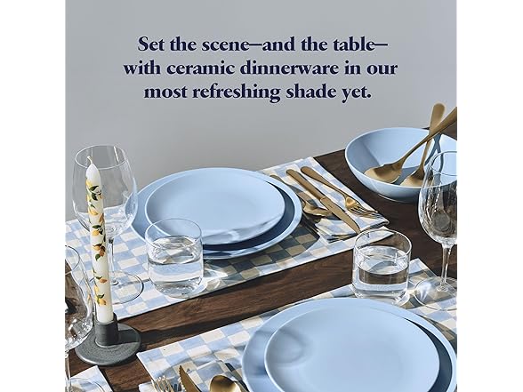 Year & Day Ceramic Set of 4 Dessert Appetizer Plates