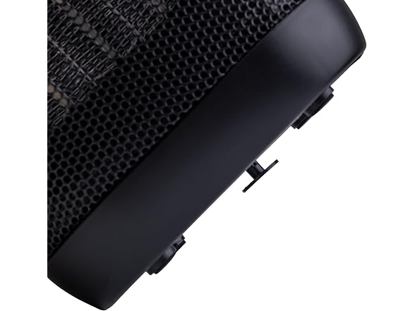 Comfort Zone 1500W PTC Ceramic Heater Black