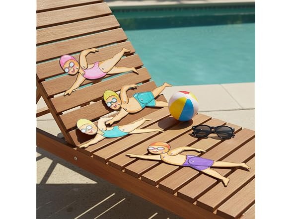 Fun Express Playful Color Your Own Jointed Swimmers