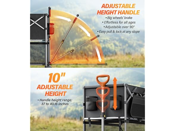 everyfun Pro Collapsible Wagon Double