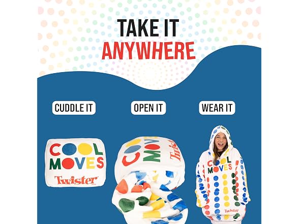 Twister Snugible Blanket Hoodie