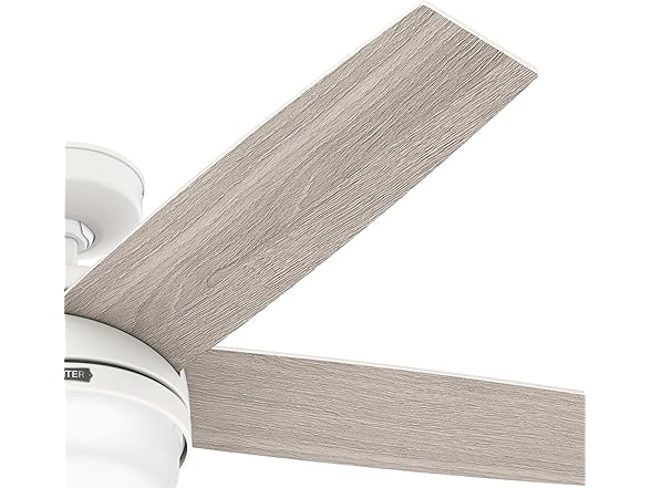 52" Hunter Fan w/Light & Remote - White