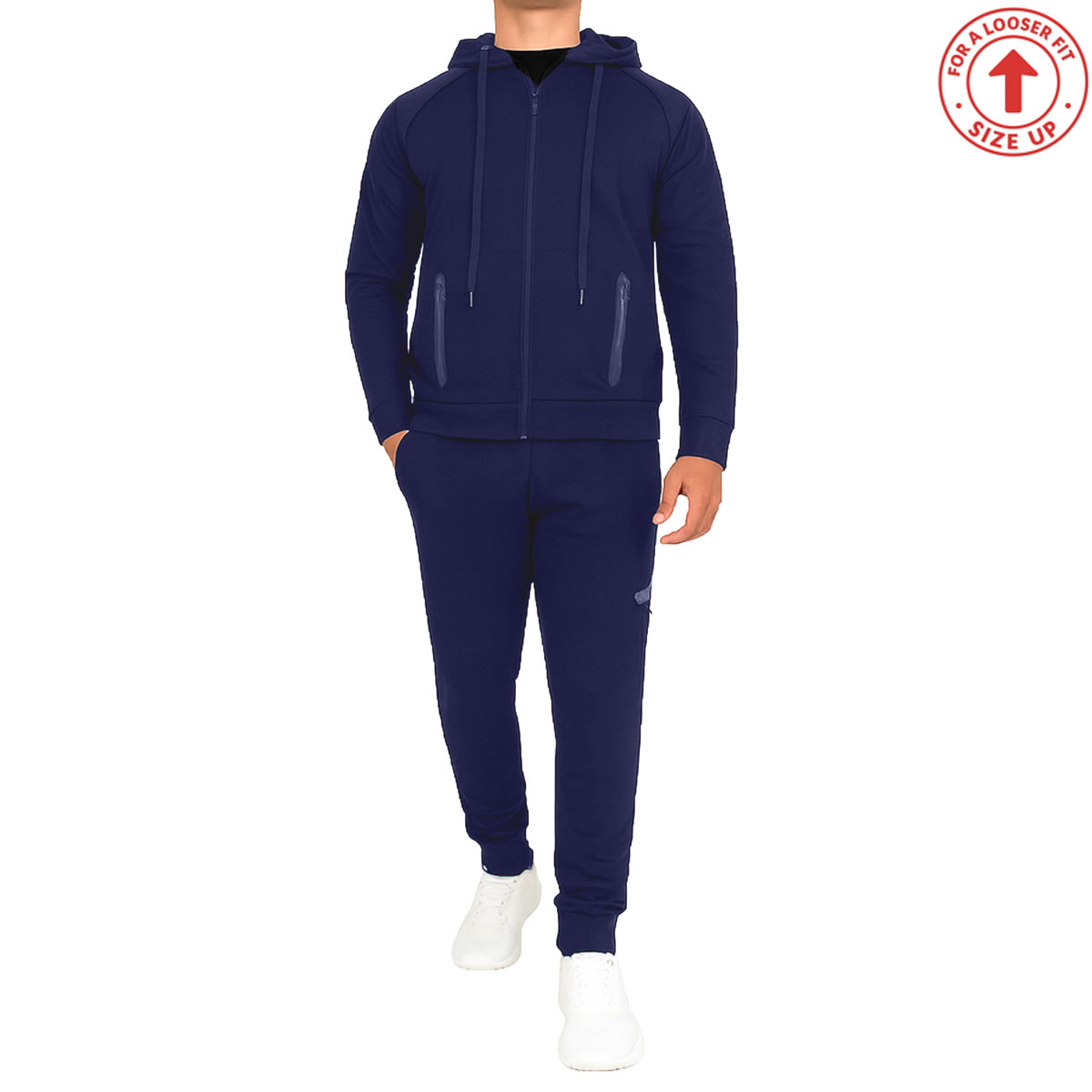 Mens Tech Fleece Hoodie & Jogger Sets (S-3XL) - Gallery 27