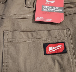 Milwaukee M651N-3634 FREEFLEX Tech Pants Brown 36x34 - Gallery 2