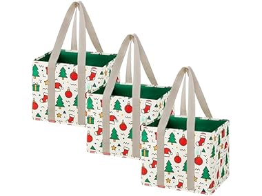 $11.99, Was $29.99, 60% Off! VENO 3 Pack Reusable Grocery Bags, 6 Gal dealfomo