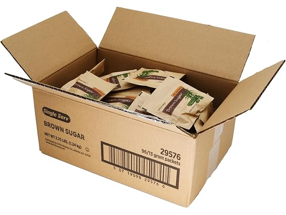 96ct Single Serv All Natural Brown Sugar Packs