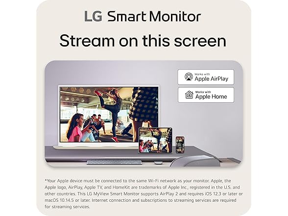 LG 32" 4K Smart Monitor | 32SR70U-W