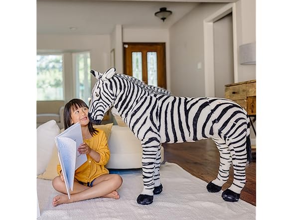 Melissa & Doug Giant Striped Zebra