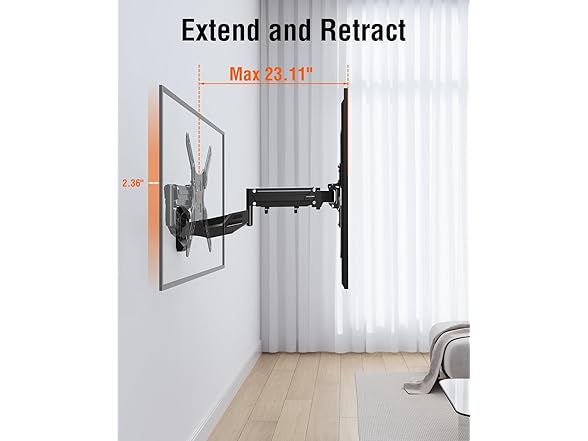 ELIVED Height Adjustable TV Mount | 23-55In