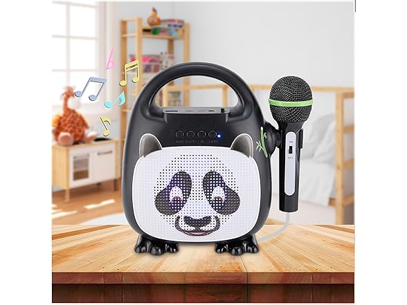 Singimals Kids Karaoke Speaker with Microphone
