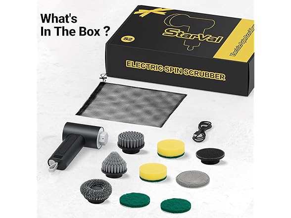 StarVal Electric Handheld Spin Scrubber