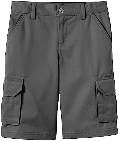Boys Stretch Cotton Cargo Shorts