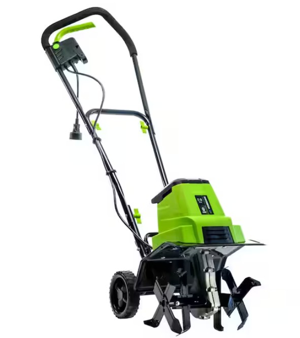 EarthWise 12 in. 9 Amp Electric Garden Tiller Cultivator - Gallery 9