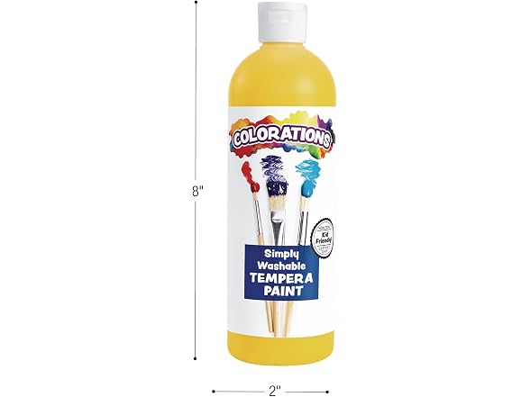 Colorations WSTGR Washable Tempera Paint,