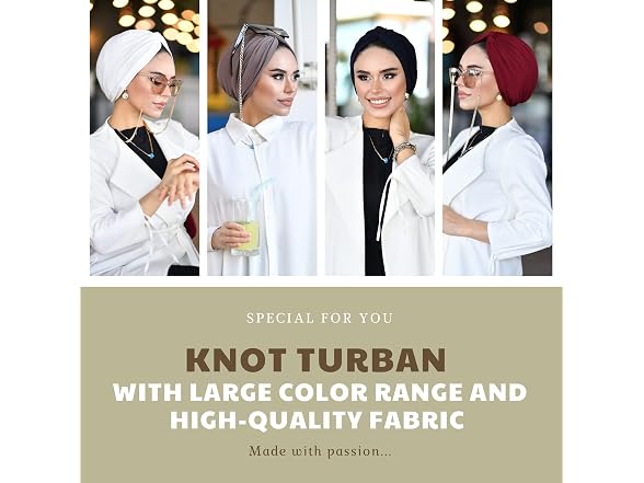 Para Life Women (Standard) Knot Turbans
