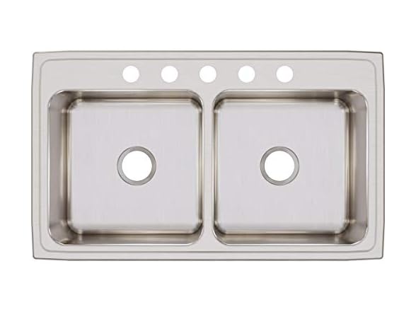Elkay Equal Double Bowl Drop-in Stainless
