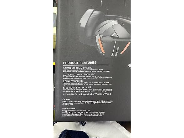 BINNUNE Wireless Gaming Headset