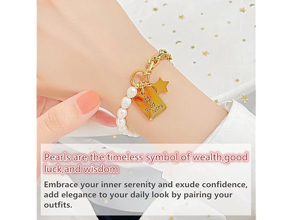 WULZST Pearl Bracelets