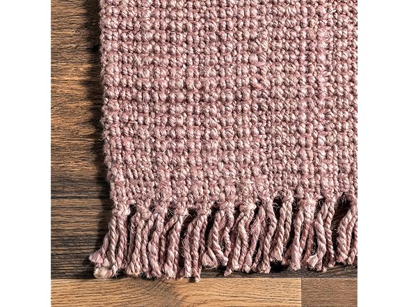Nuloom Daniela Pink Handmade Jute Rug