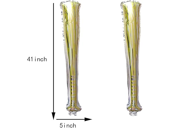 LYST 14PCS Baseball Foil Balloons With Latex