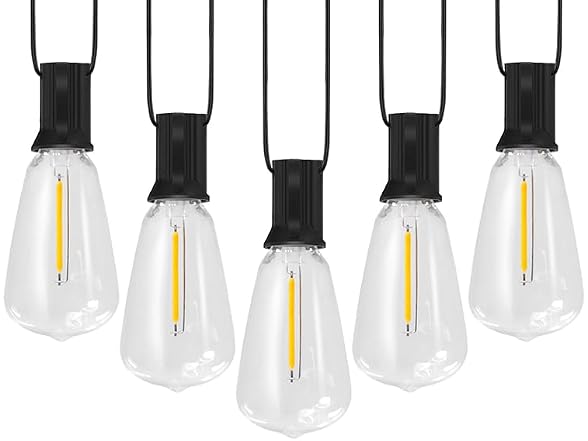 TAICORE ST38 Bulbs Outdoor String Lights