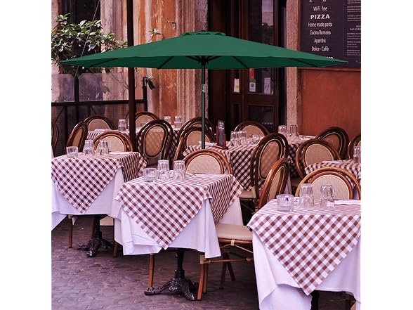 YSSOA 7.5' Patio Umbrella, Green