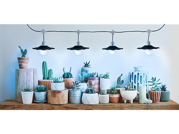 Grow Light 4-Socket Black Blue 6.5KK