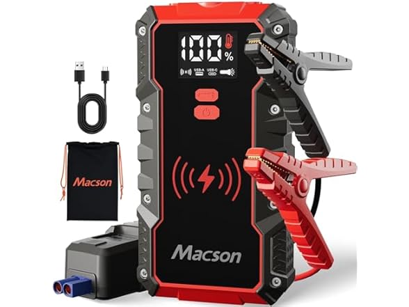 Macson Macson Car Jump Starter, 3000A Jump St