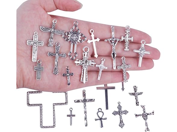 Jdesun 22 Pieces Mixed Styles Crosses
