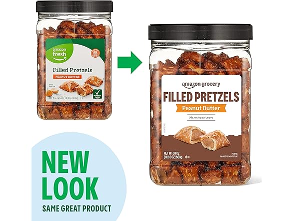 Amazon Grocery Amazon PB Filled Pretzels, 24oz