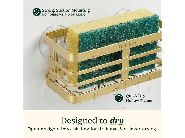Cuisinart Sink Drain Strainer and Sponge Holder