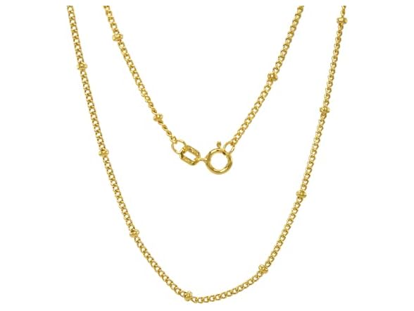 JEWELHEART 14K Real Gold Bead Station