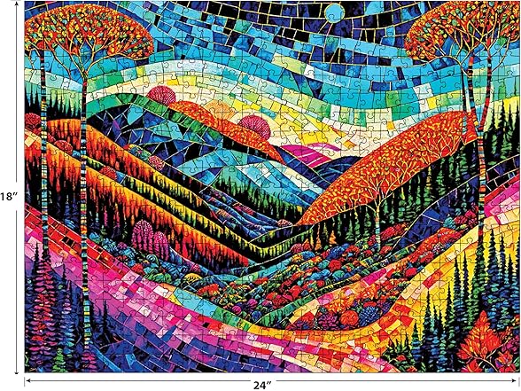 Stained Glass - Dreamland - 300 Piece Puzzle