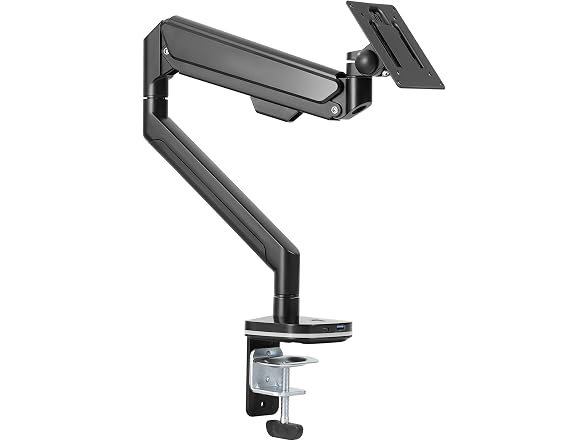 Single Monitor Mount with USB, Supports 13"-35"