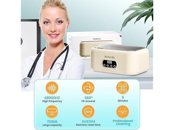 Dr.Terrific Ultrasonic cleaner