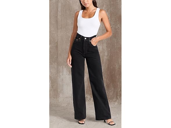 Levi's Women's Ribcage Wide Leg Jeans (29)