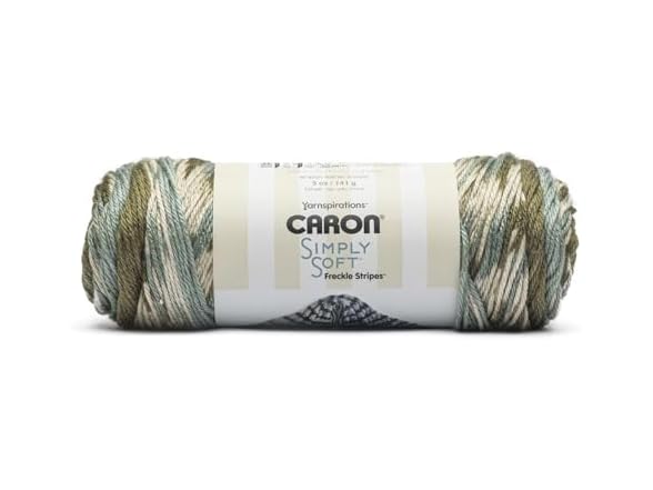 Spinrite Caron Simply Soft Freckle Stripes Yarn