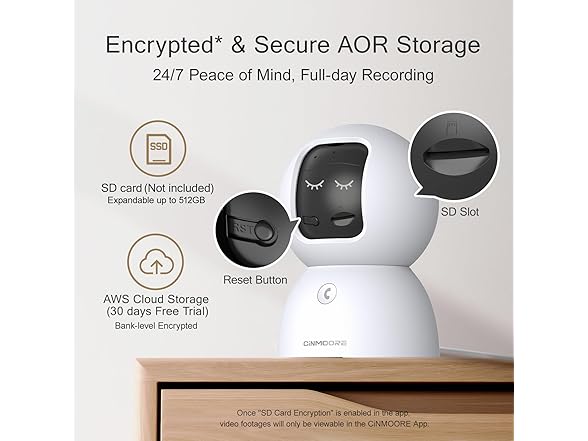 CINMOORE Indoor Security Camera