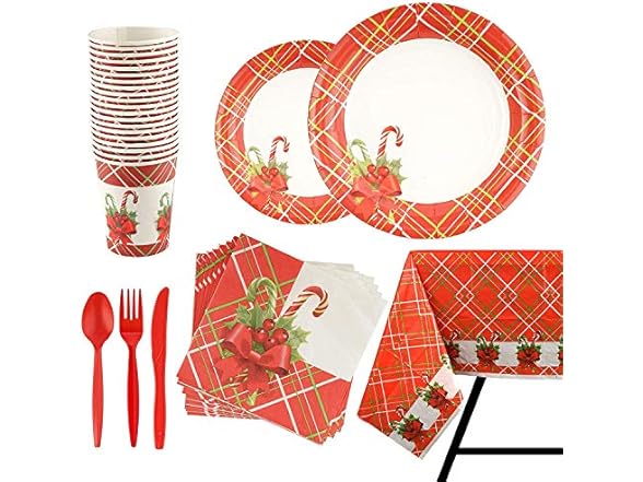 Christmas Party Supplies Set 141-Piece