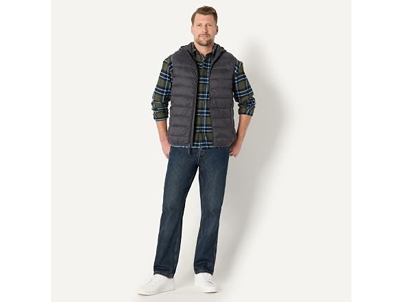Amazon Essentials Men's Hooded Puffer Vest